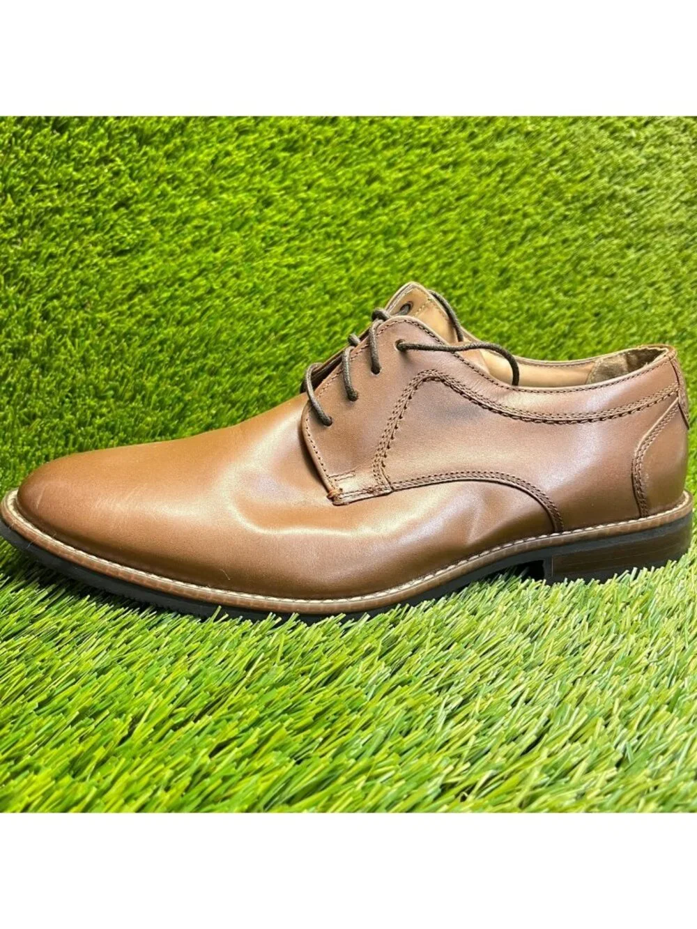 Nunn Bush Westwood Mens Size 10 Brown Casual Classic Leather Oxford Dress Shoes